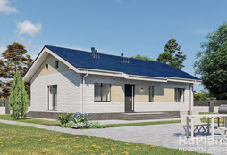 Под отделку НД-02 Дом с тремя спальнями  13,8 x 8,6 м.