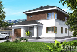 АКЦИЯ РН-422  Двухэтажный дом с тремя спальнями 12,5 x 11,4 м.