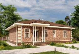 РМ-376  Дом с террасой и тремя спальнями 15,9 x 15,5 м